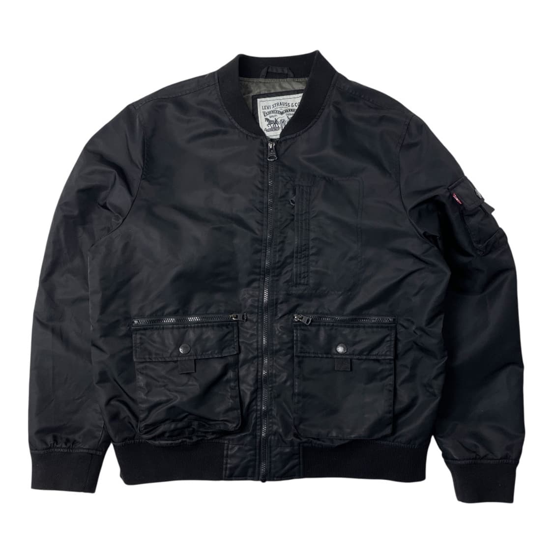 [중고] 리바이스 남성용 패치 포켓 봄버 트러커 재킷 L 상품이미지1