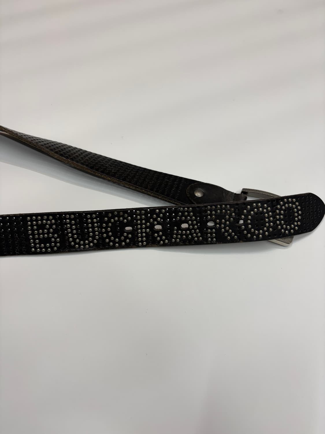 버커루 웨스턴 스터드 레더 벨트 Buckaroo 상품이미지4