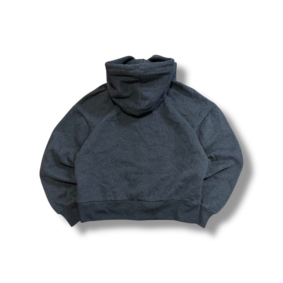 GAP 진그레이 세미 크롭 후드 집업 상품이미지2