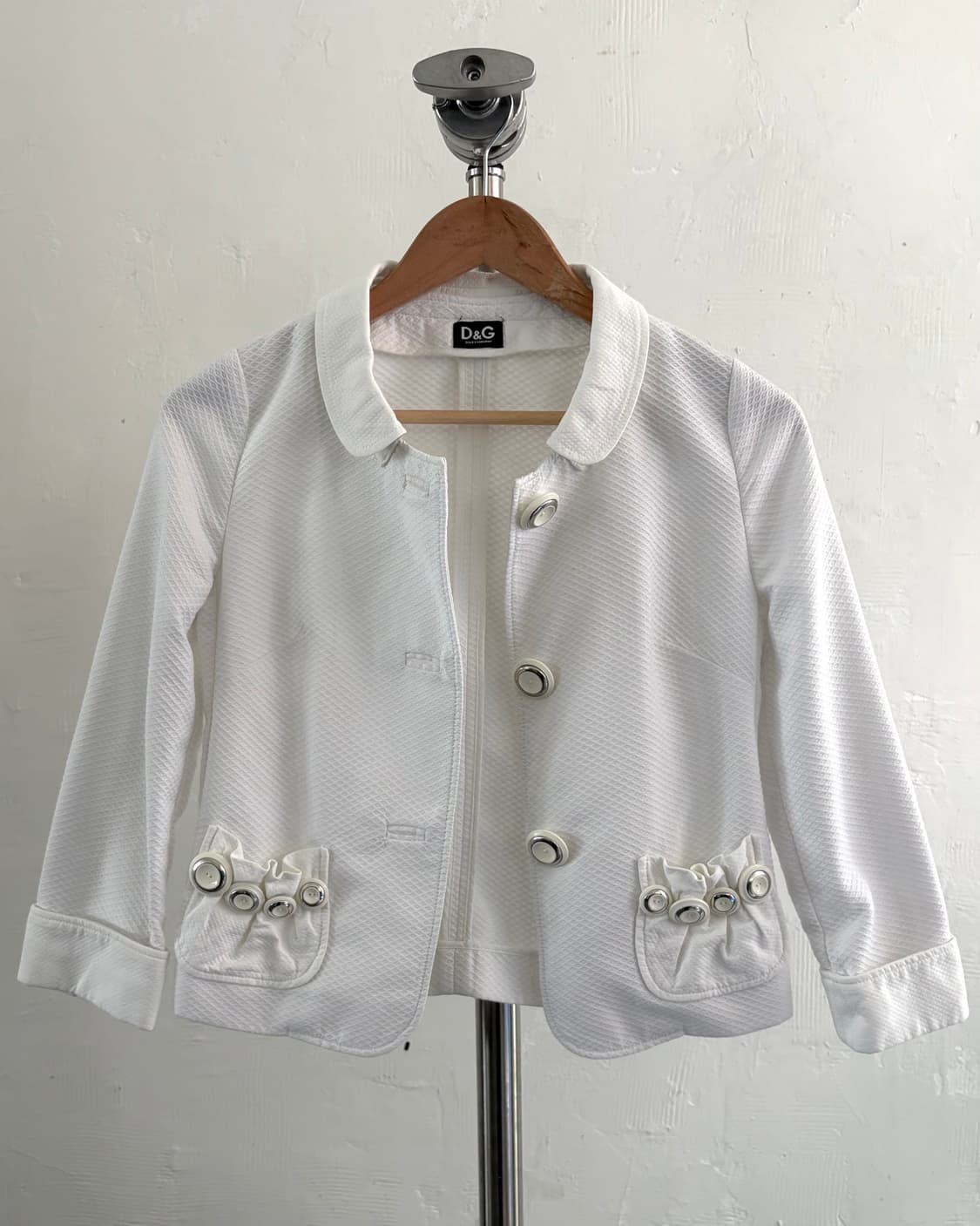 D&G 돌체앤가바나 화이트 카라 자켓 상품이미지9