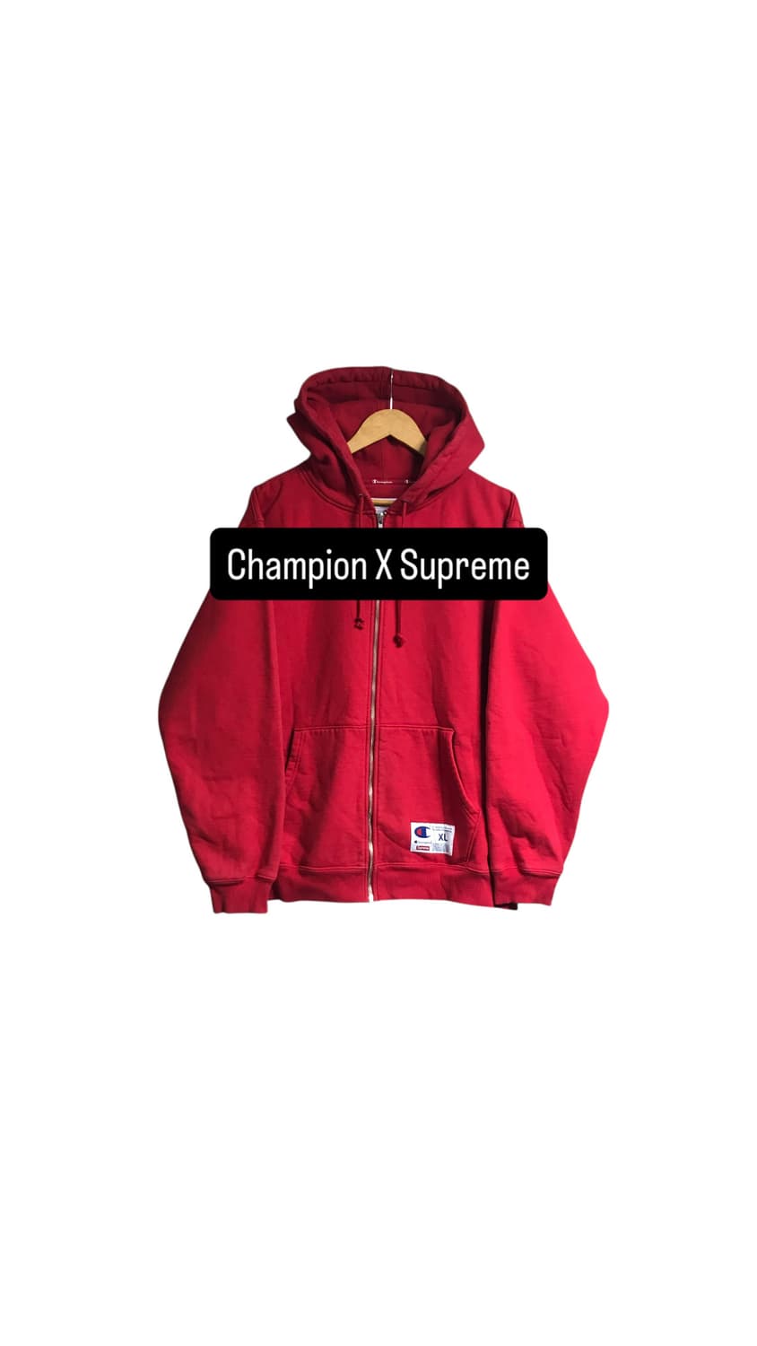 슈프림 챔피온 17s 아치로고 후드집업자켓 상품이미지2
