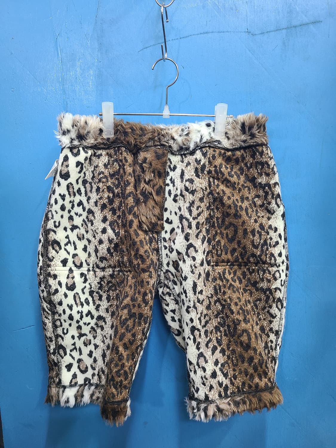 일본빈티지 레오파드 호피털바지 퍼 하프팬츠like떠그클럽 상품이미지7