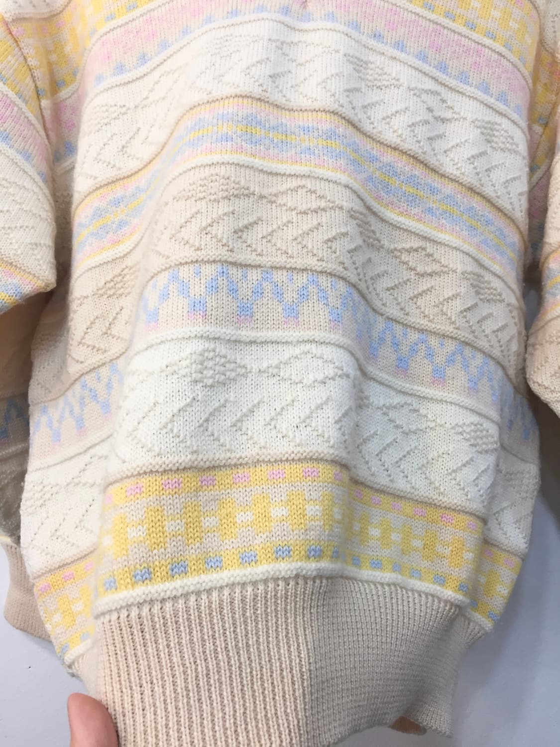 빈티지 파스텔 노르딕 니트 상품이미지4