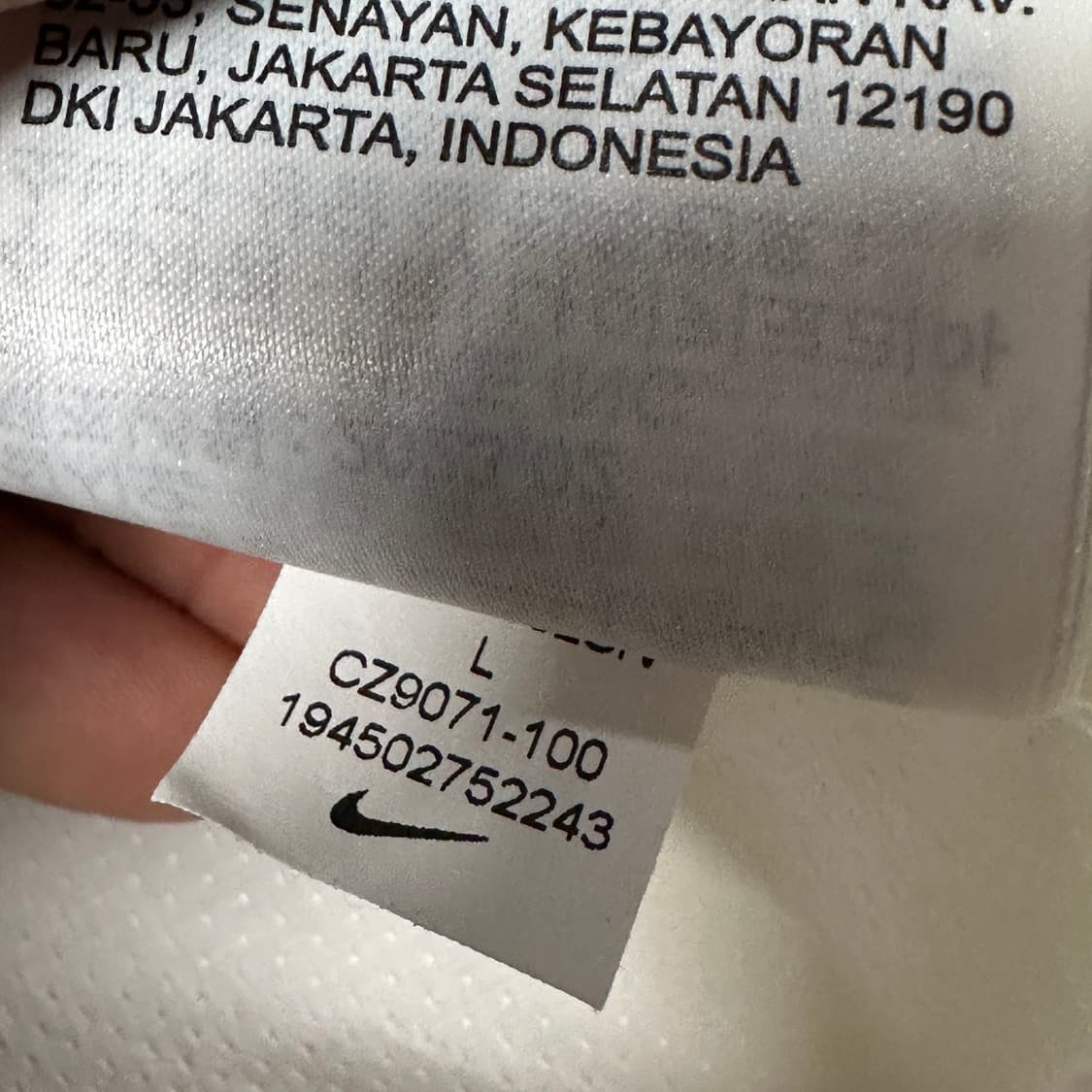 나이키 윈드러너 러닝 화이트 바람막이 L 상품이미지7