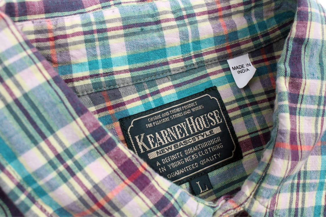 KEARNEY HOUSE Madras Shirt (Made In Indi 상품이미지3