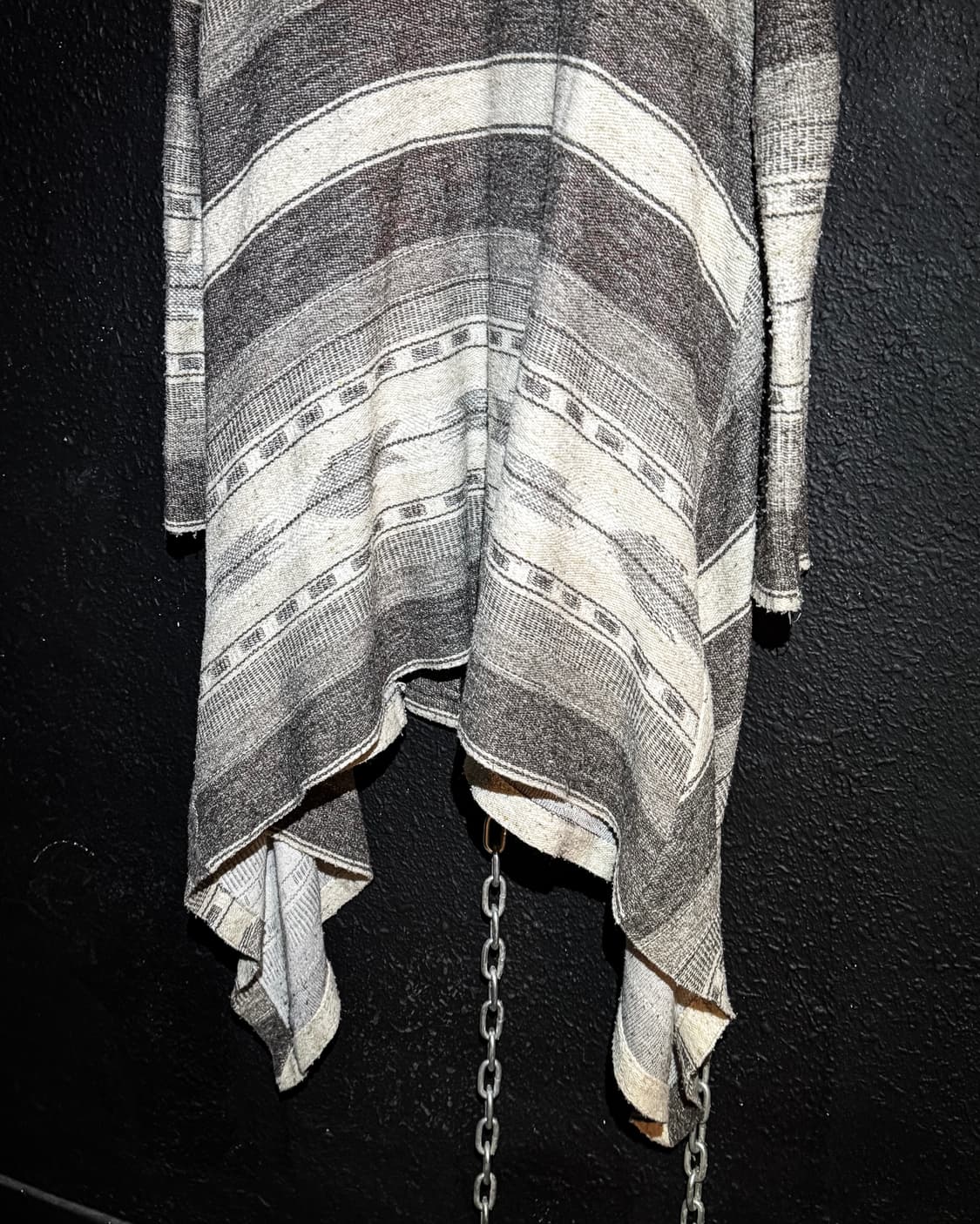 GOA – Hooded Ethnic Pattern Draped Cardi 상품이미지9