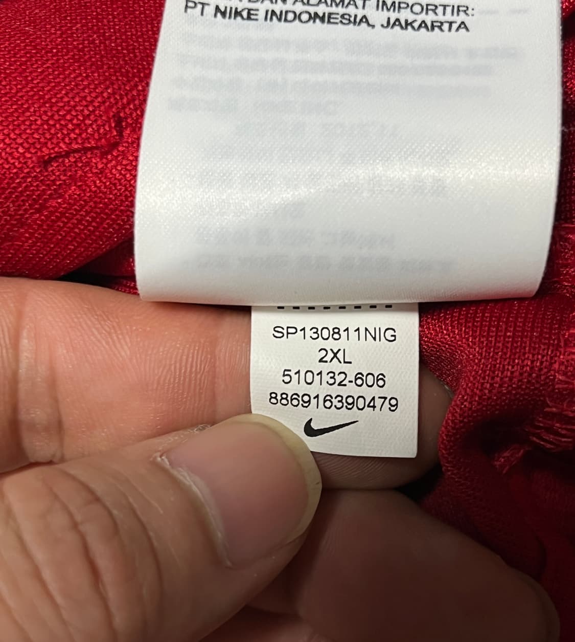 나이키 스탠다드핏 져지 트랙탑 자켓 점퍼 2XL 상품이미지8