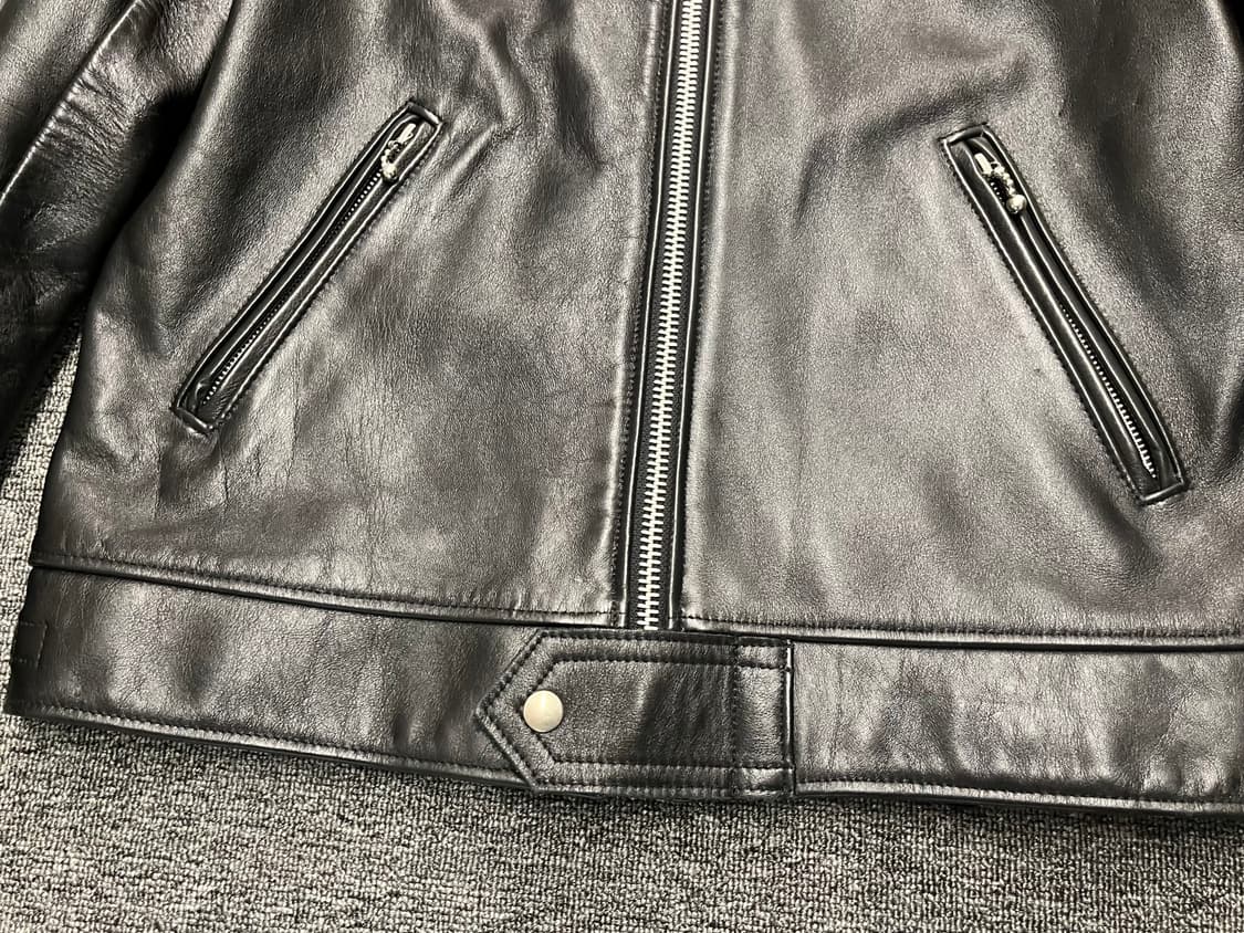 [95~100] 666 소가죽 라이더자켓 상품이미지3