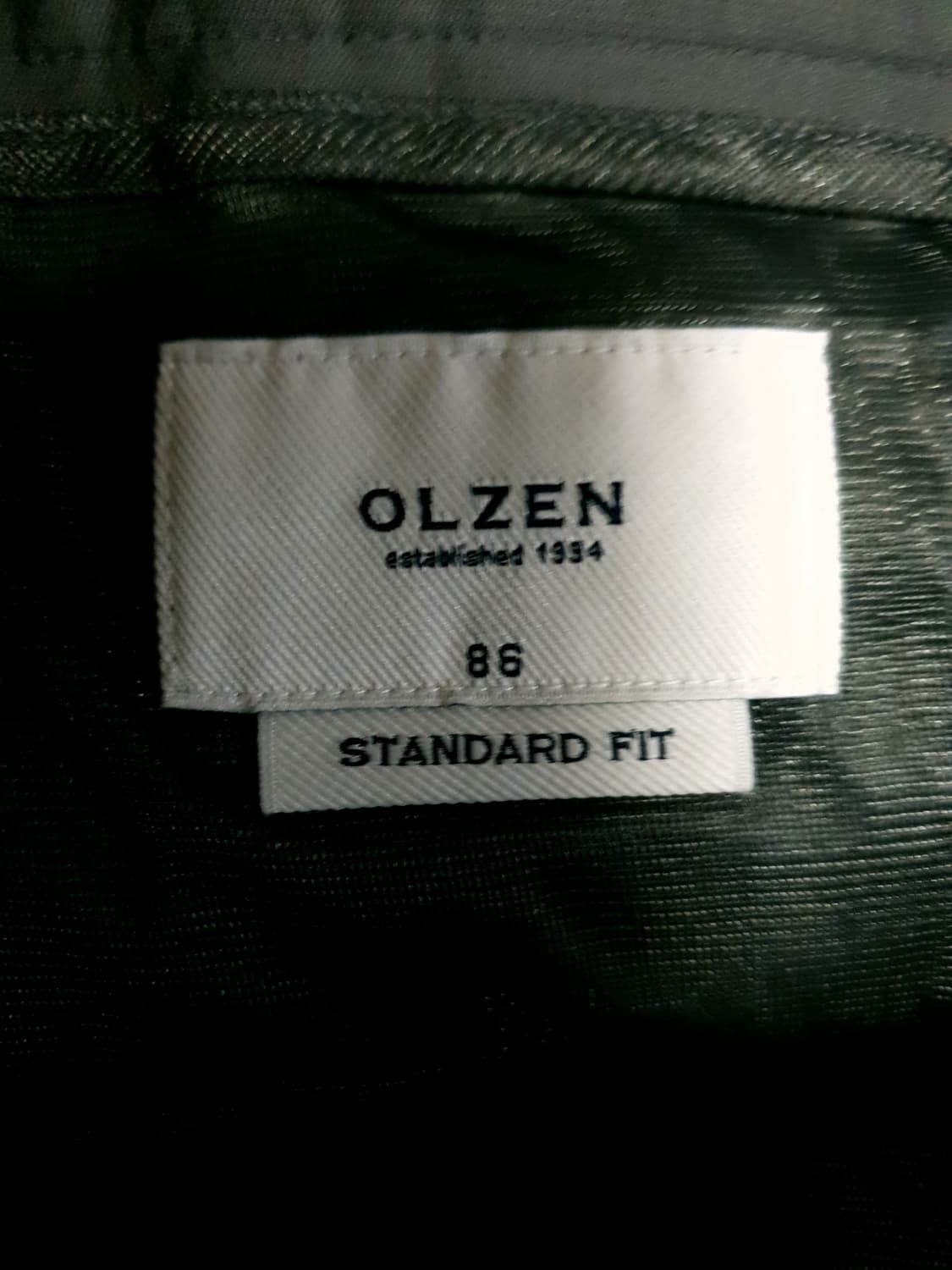 올젠 스탠다드핏 스트레치 가먼츠 반밴딩 치노팬츠 딥그레이 (34) 상품이미지4