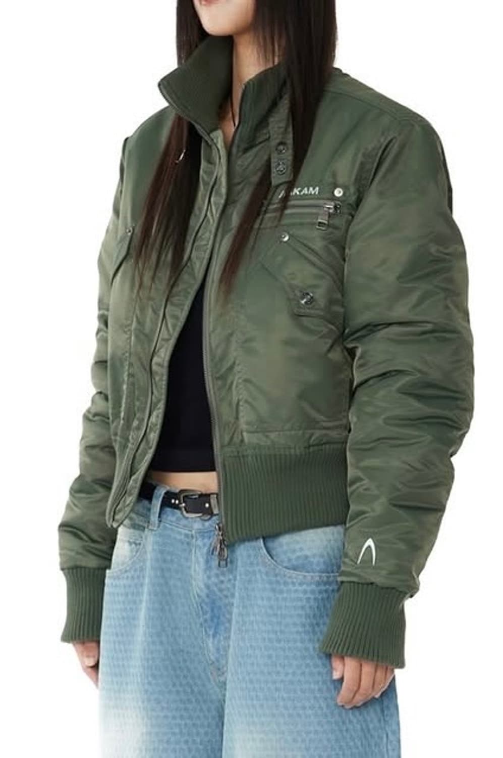 아캄 하이넥 봄버 자켓 상품이미지1