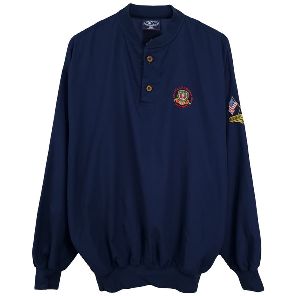 [아메리칸빈티지]90'S 올드스쿨 빈티지 폴리쉘 헨리넥 웜업 M18982 상품이미지2