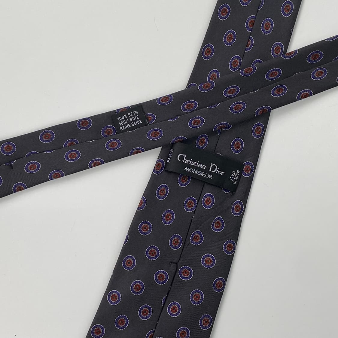 크리스찬 디올(Dior) 심플로고 명품 정품넥타이 상품이미지6