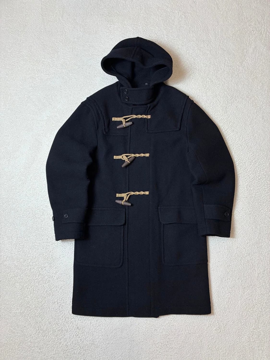 유니클로 울 시그니처 더플 후디 코트 PN6741 상품이미지1