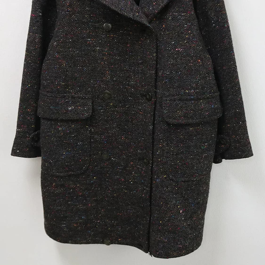 알레그리 후드 케이프 트위드 울혼방 코트 61453 상품이미지4