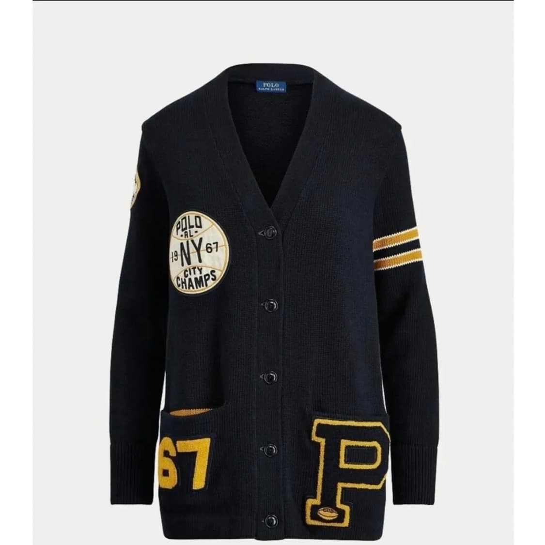 폴로 랄프로렌 컬리지 에이트 보이프렌드 가디건 m 정품 상품이미지8
