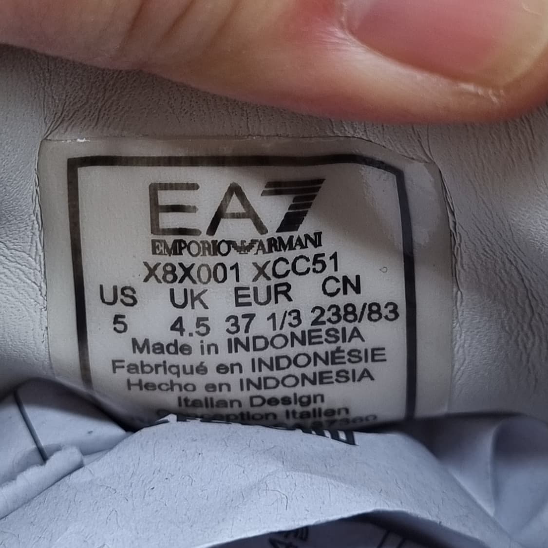 엠포리오 아르마니 여성스니커즈240  상품이미지6