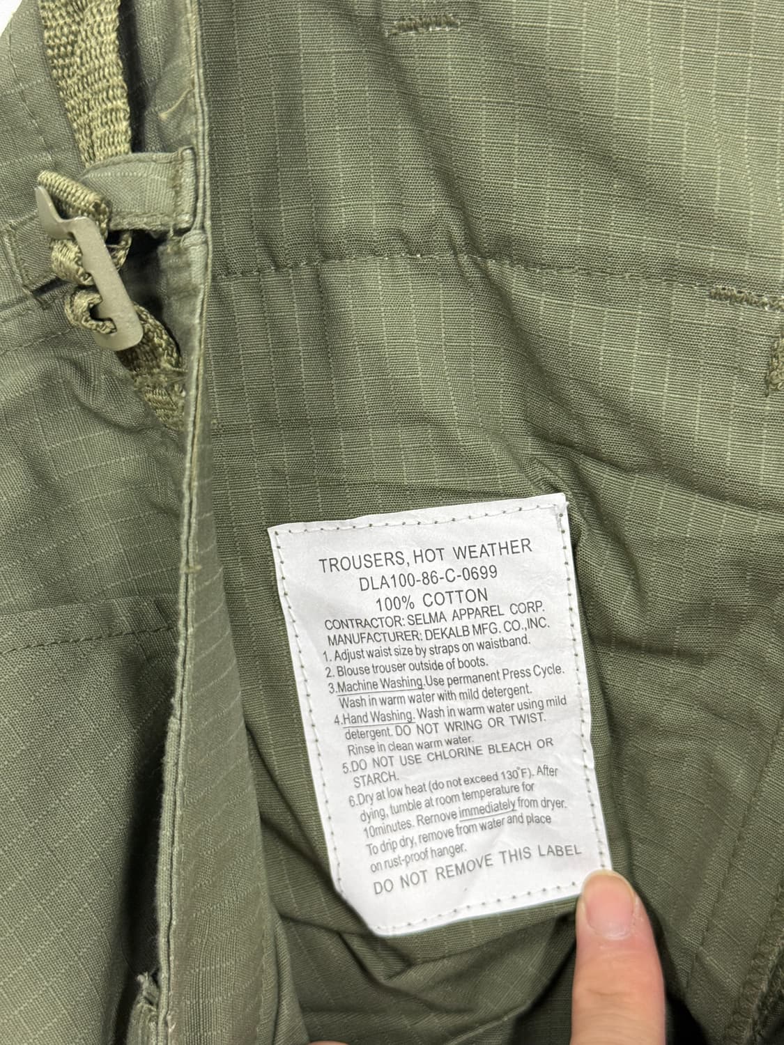 M-65  BDU Ripstop Pants 상품이미지7