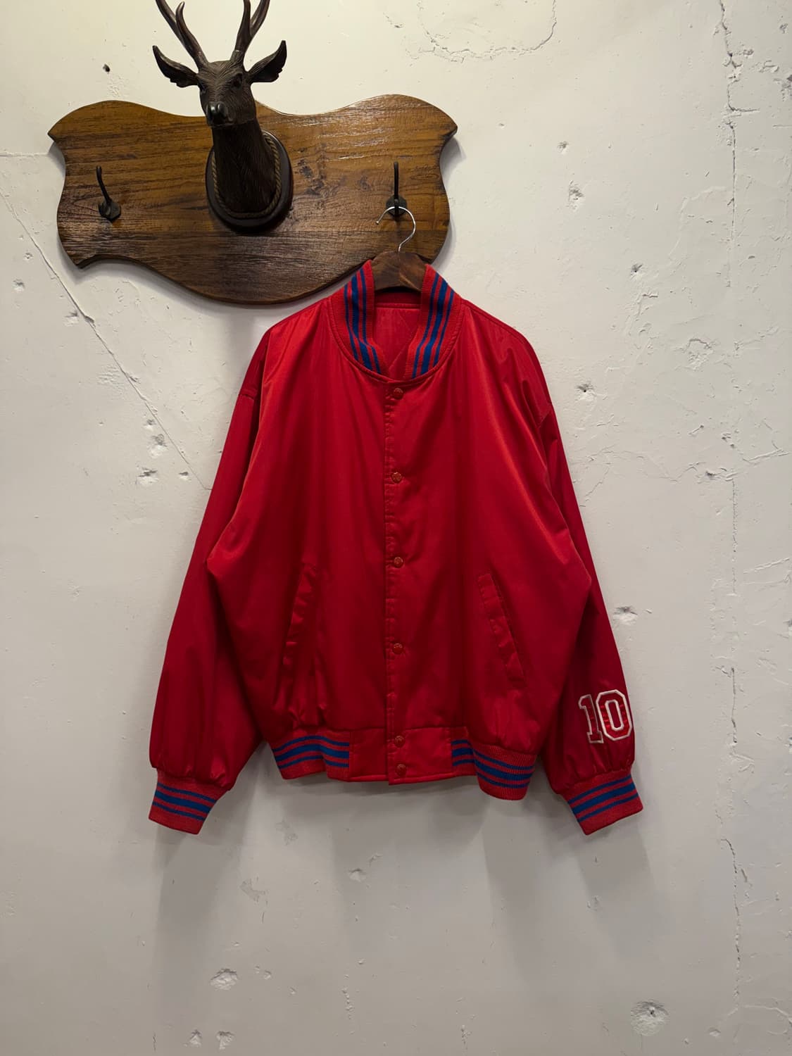 L) SUPER DRY Varsity Nylon Jacket 상품이미지4