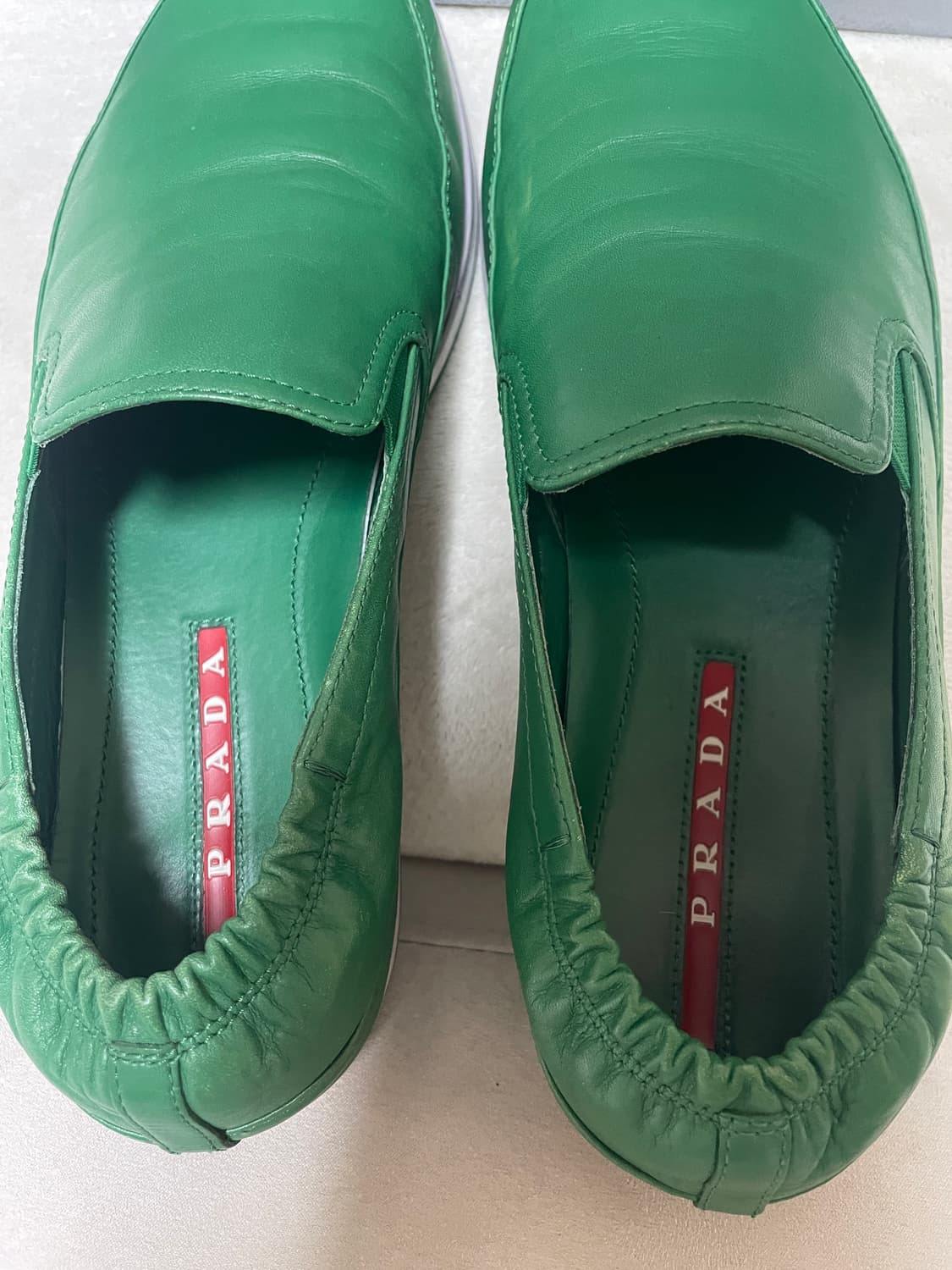 Prada 남성 가죽슬립온 6 상품이미지3