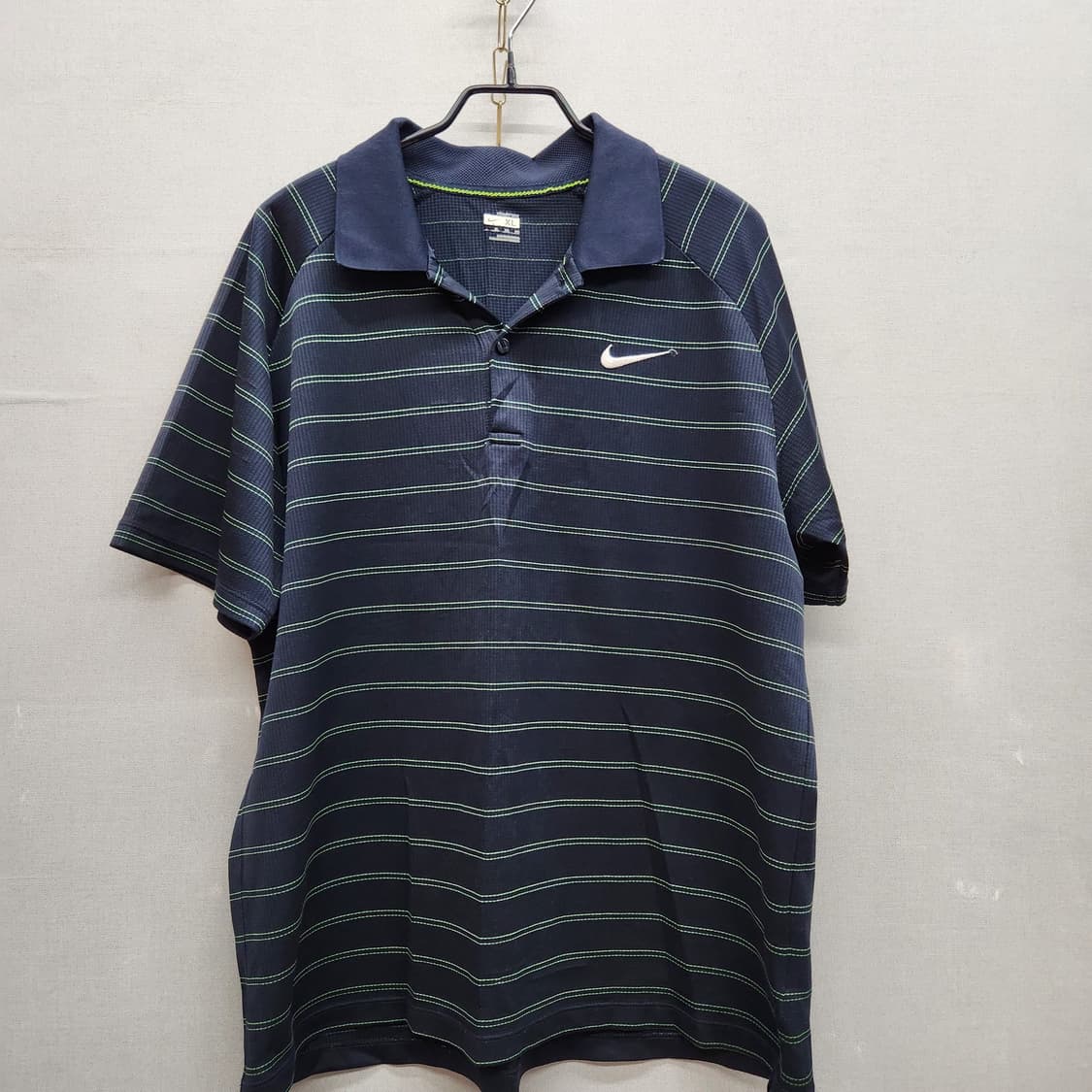 나이키 로고 네온 빈티지 스트라이프 반팔카라 XL(L~XL)남여공용 상품이미지1