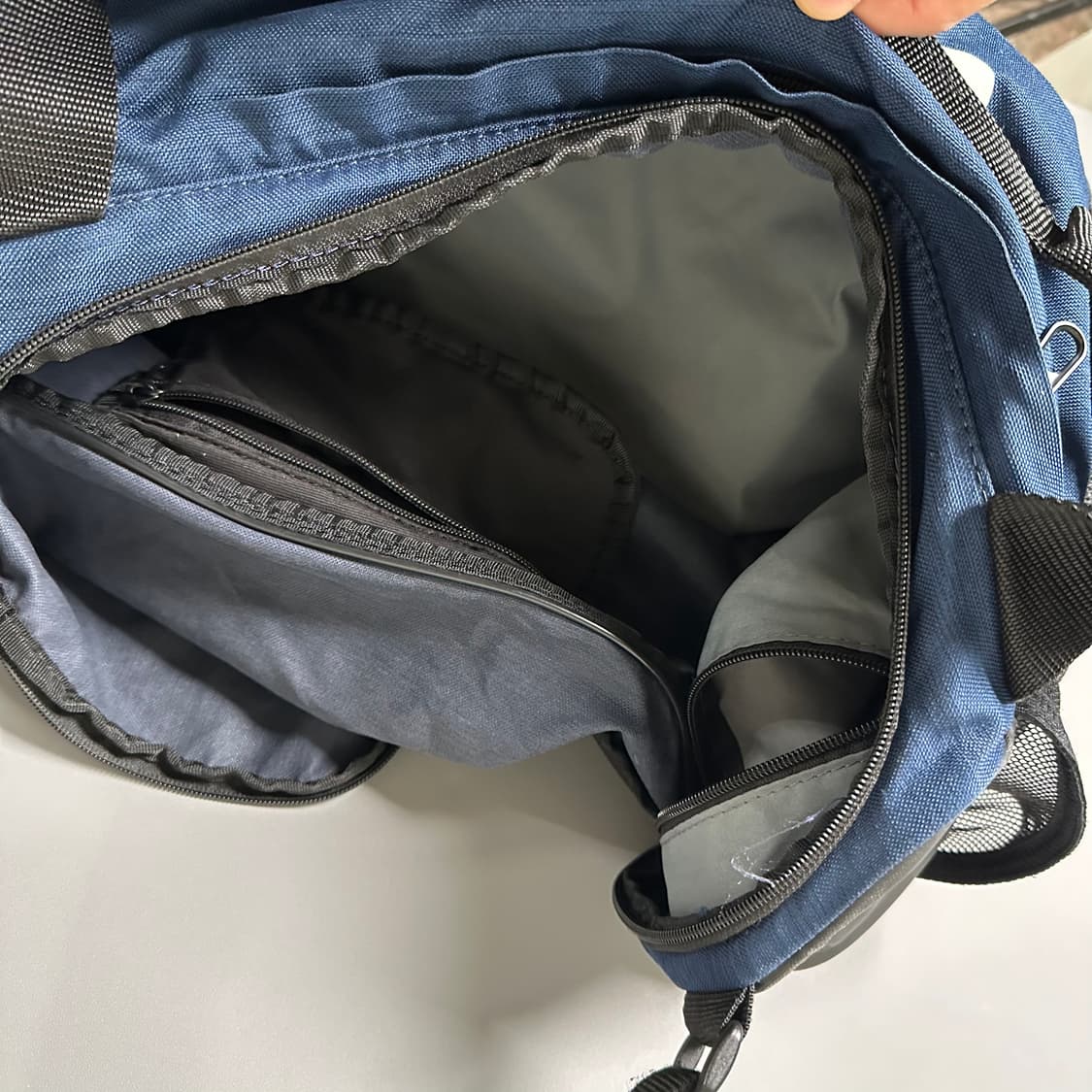 나이키 빅로고 크로스백 토트백 짐백 가방 네이비  [013106] 상품이미지4