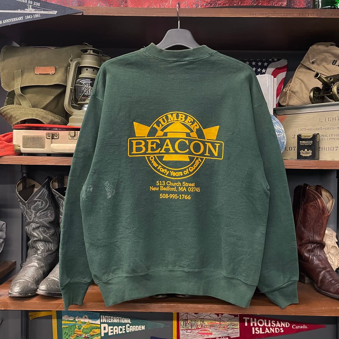 90s Fruit of the room 컴퍼니 프린팅 스웻 셔츠 N24 상품이미지1