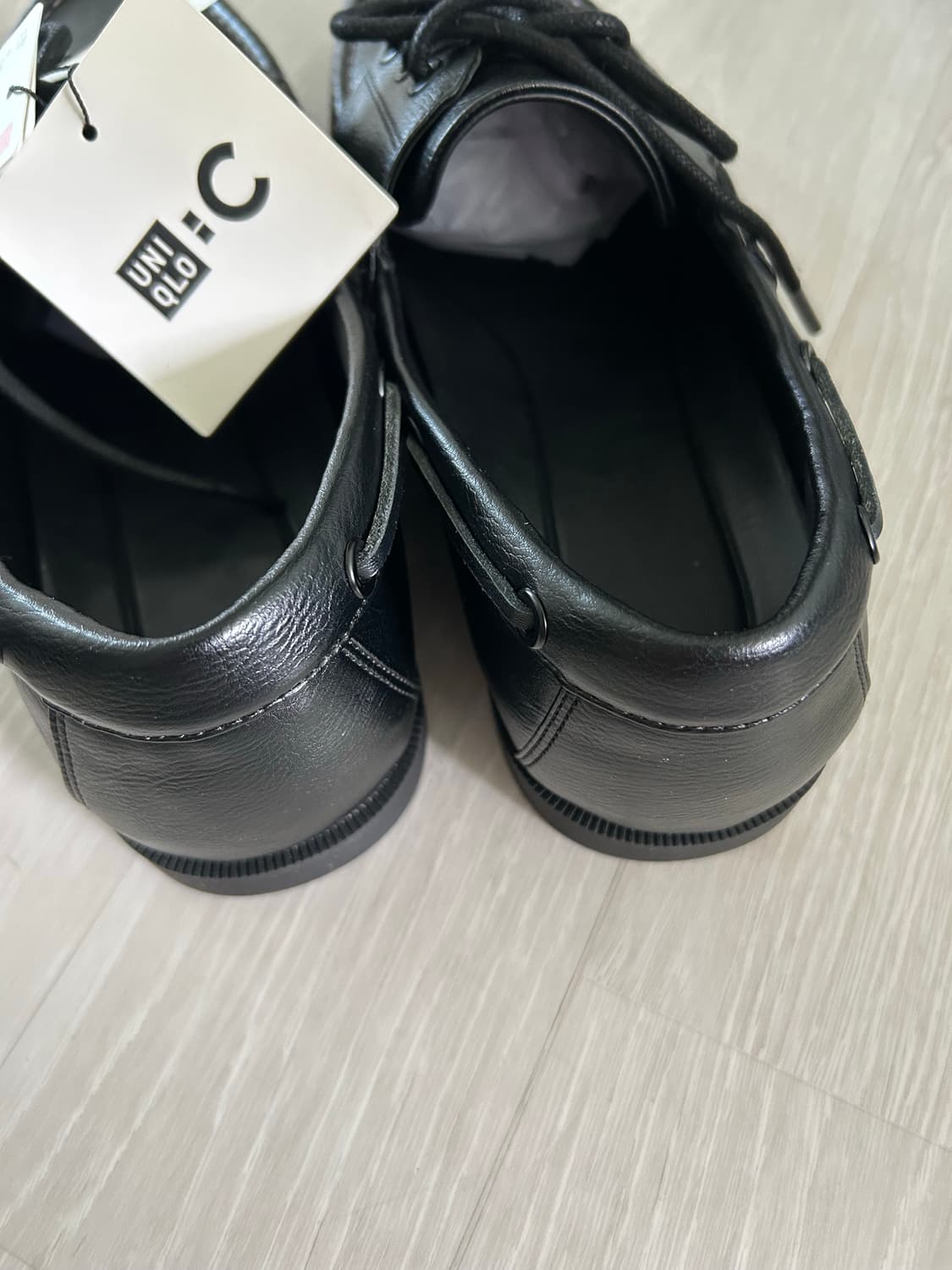 유니클로 덱 슈즈 블랙 270 상품이미지3