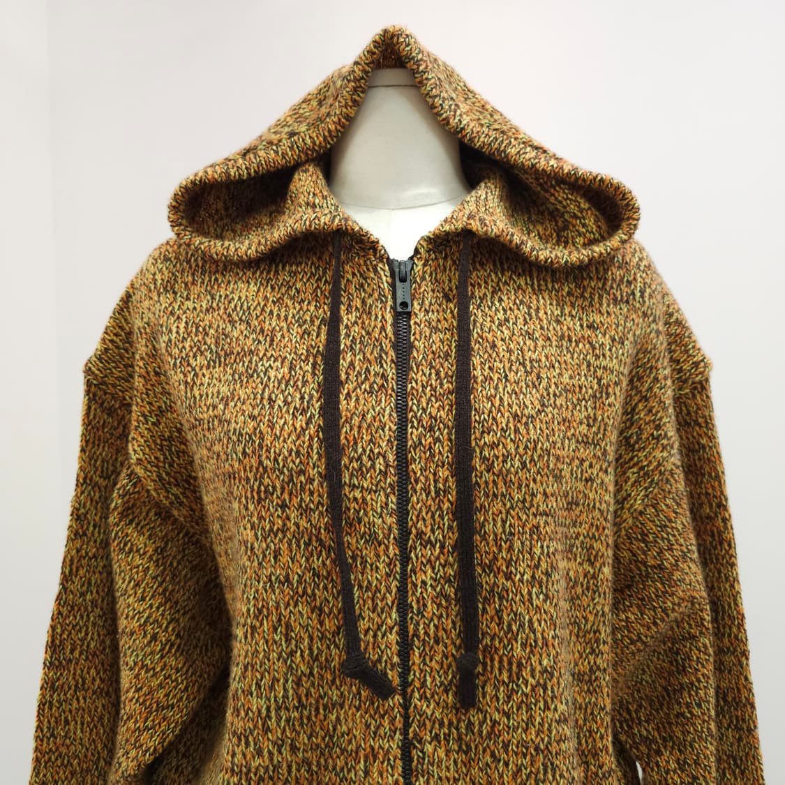 UNIQLO MARNI  콜라보 믹스 컬러 니트 후드 집업 가디건 상품이미지3