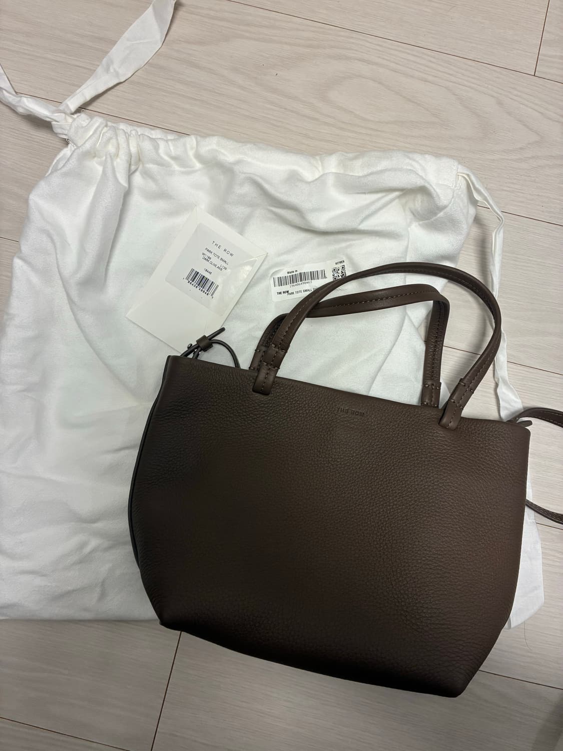 더로우 파크토트 스몰 다크올리브 상품이미지1