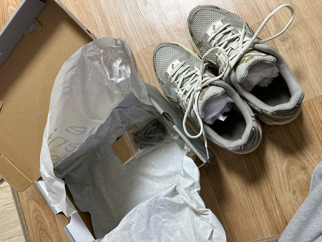 아식스 x I4P 젤 1130 글레이셔 그레이 밍크 275 상품이미지4