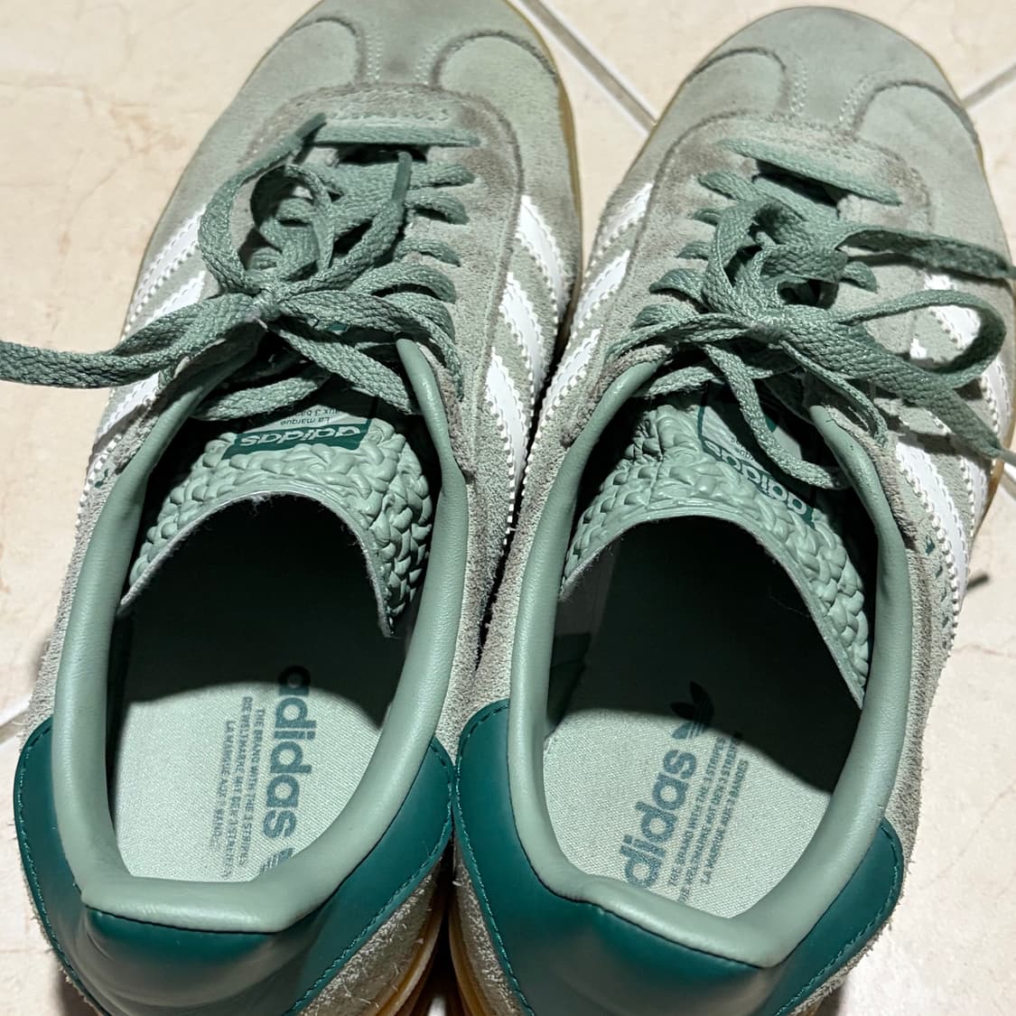 아디다스 가젤 볼드 실버그린:화이트 (240) 상품이미지4