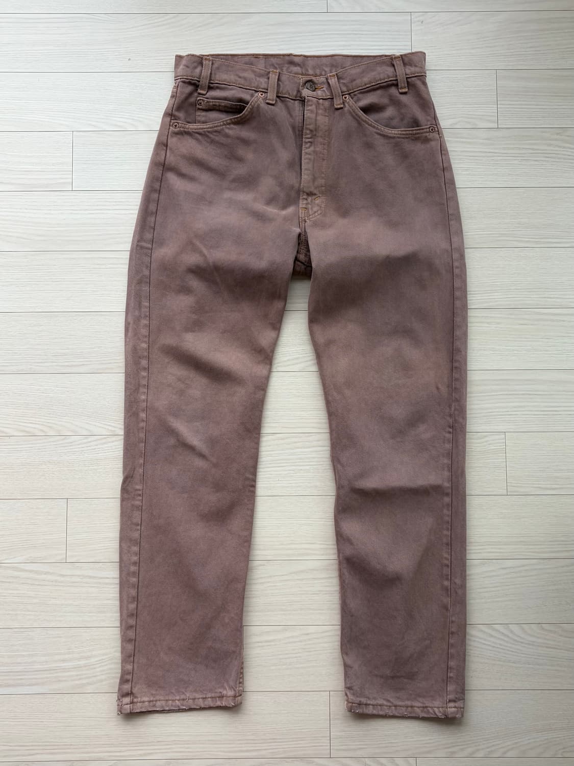 80s Levis 리바이스 오렌지탭 미제 505 브라운 데님 30 상품이미지3