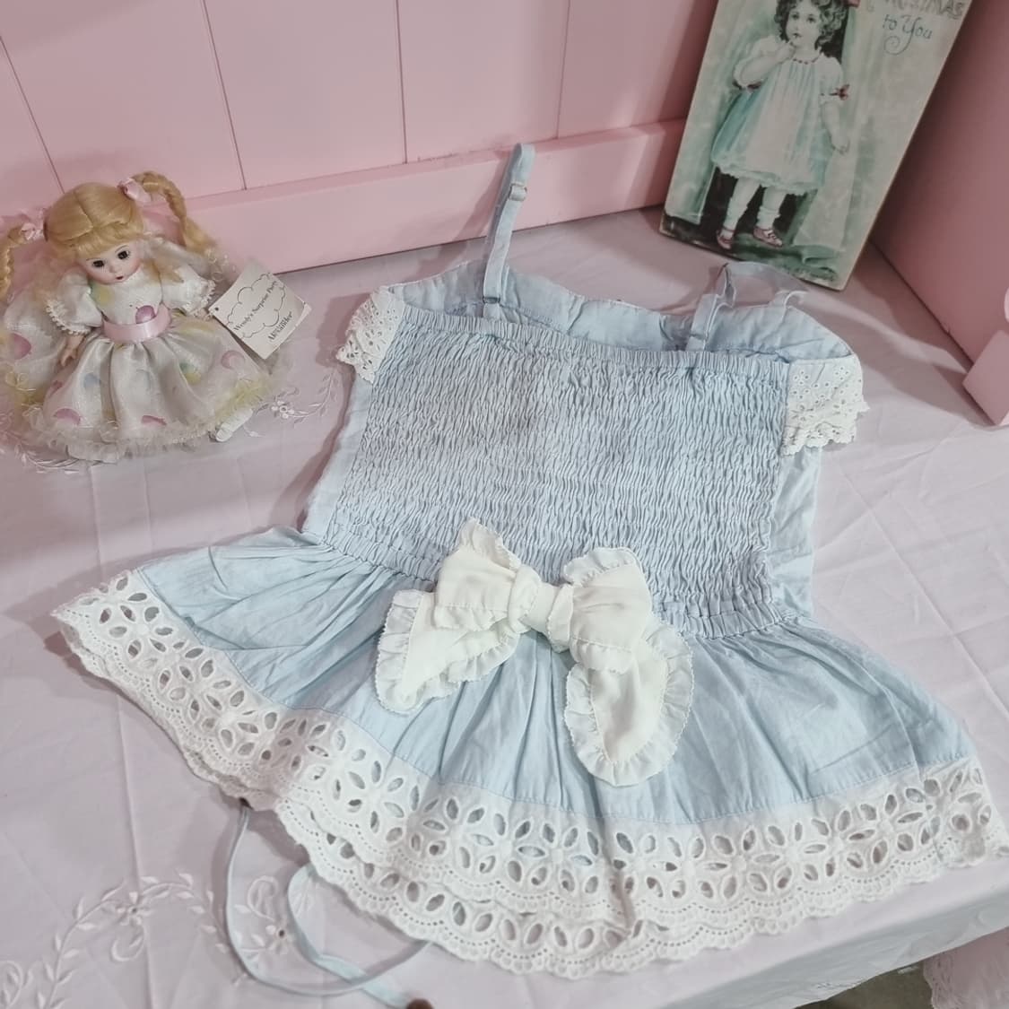 리즈리사(LIZ LISA) 연청 레이스 코르셋 탑 상품이미지7