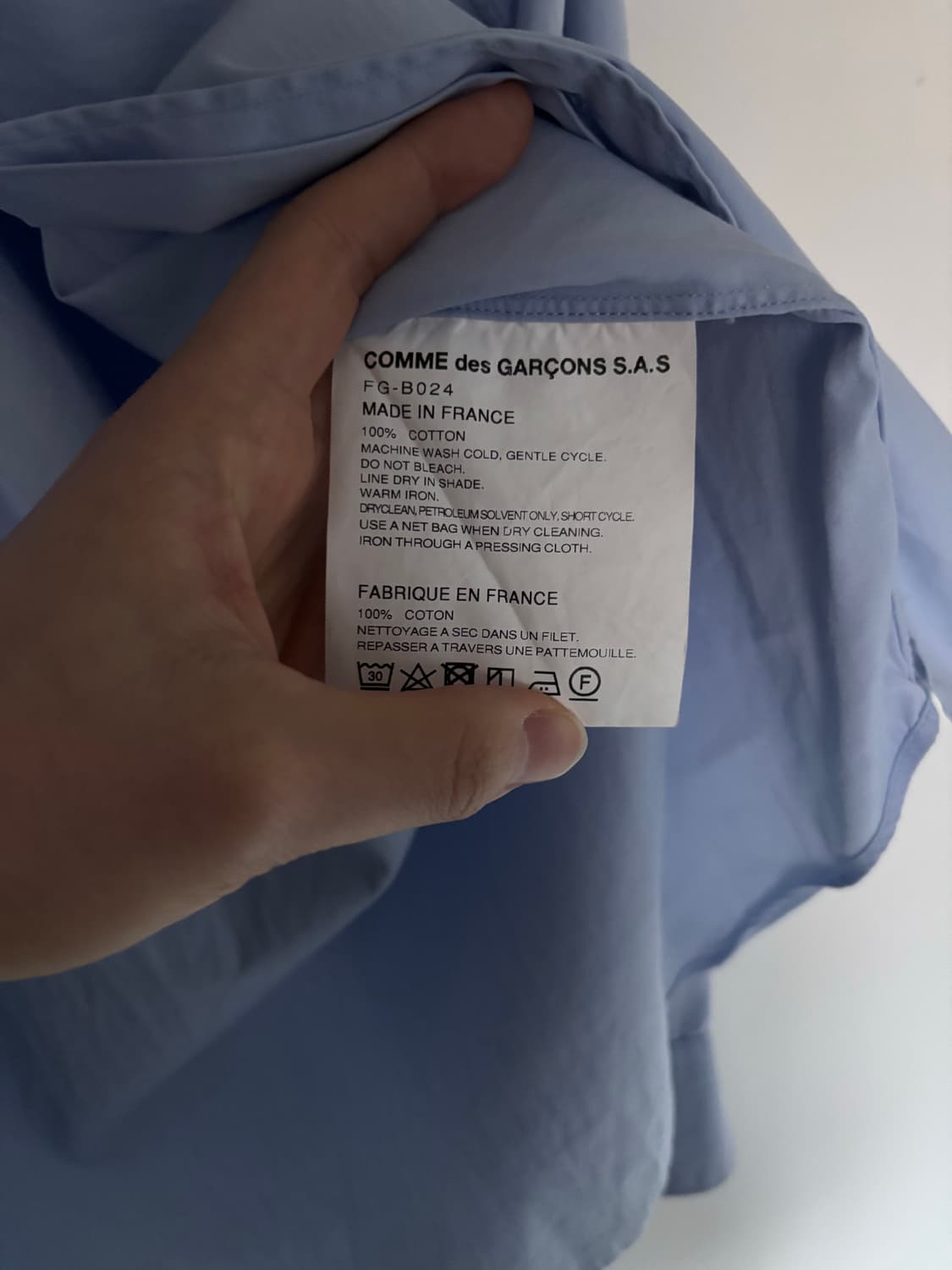 comme des garcons_pink tie shirts 상품이미지3