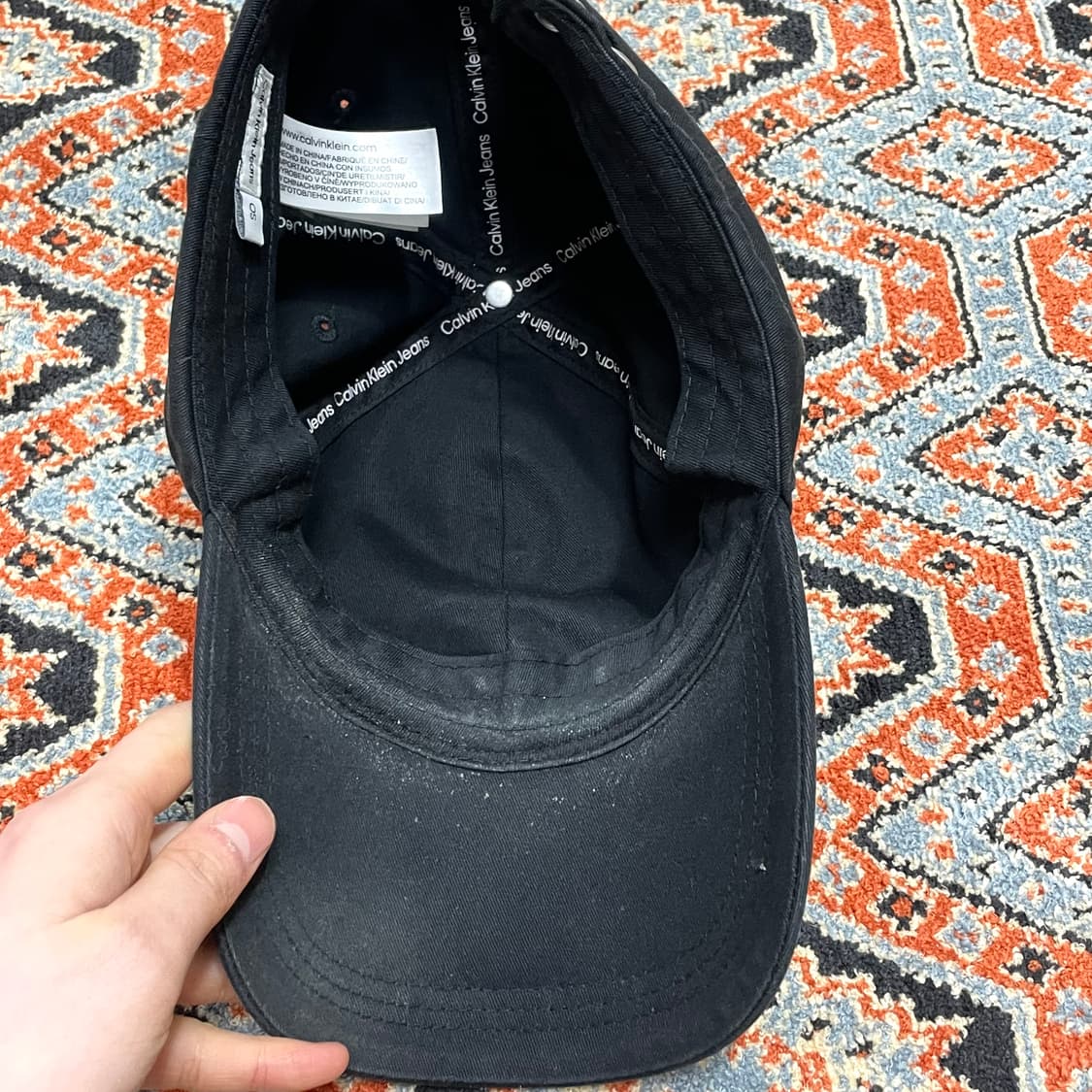 CK 블랙 볼캡 모자 FREE 상품이미지5