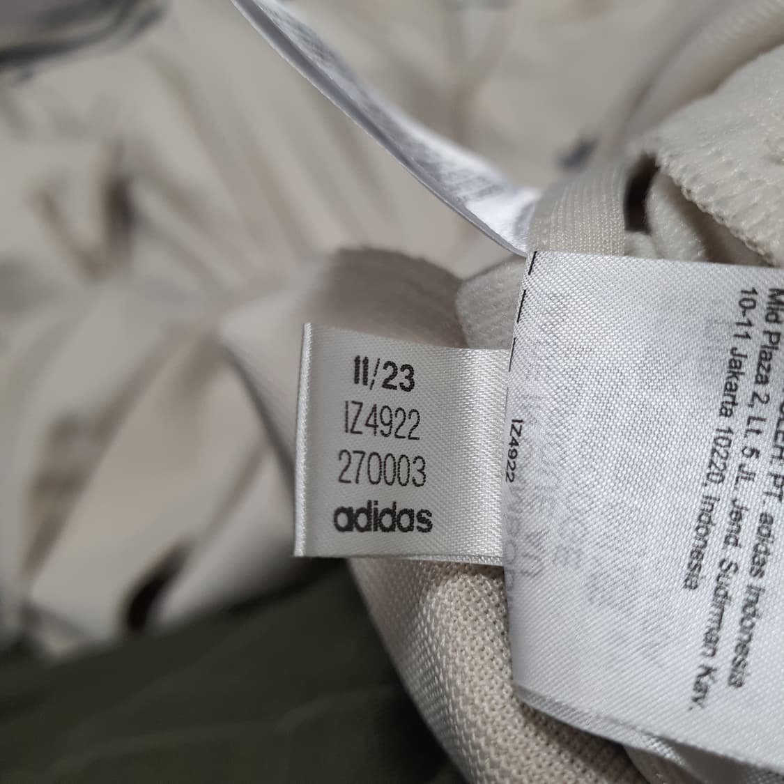 ✨ (바배) 아디다스 베켄바우어 크림 네이비 삼선 트랙탑 져지 상품이미지5