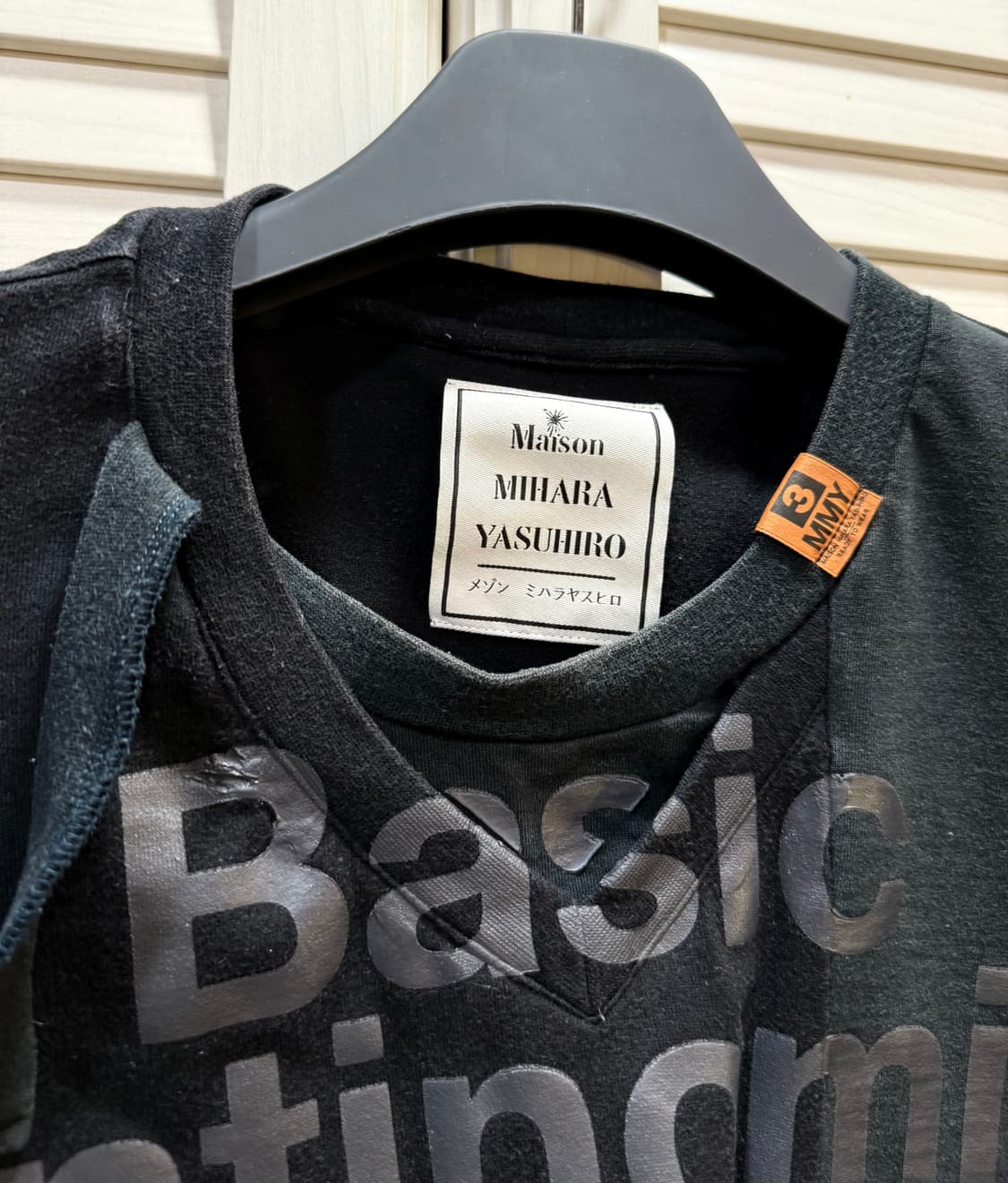 Mihara Yasuhiro 메종 미하라야스히로 Antinomie 티셔츠 상품이미지2