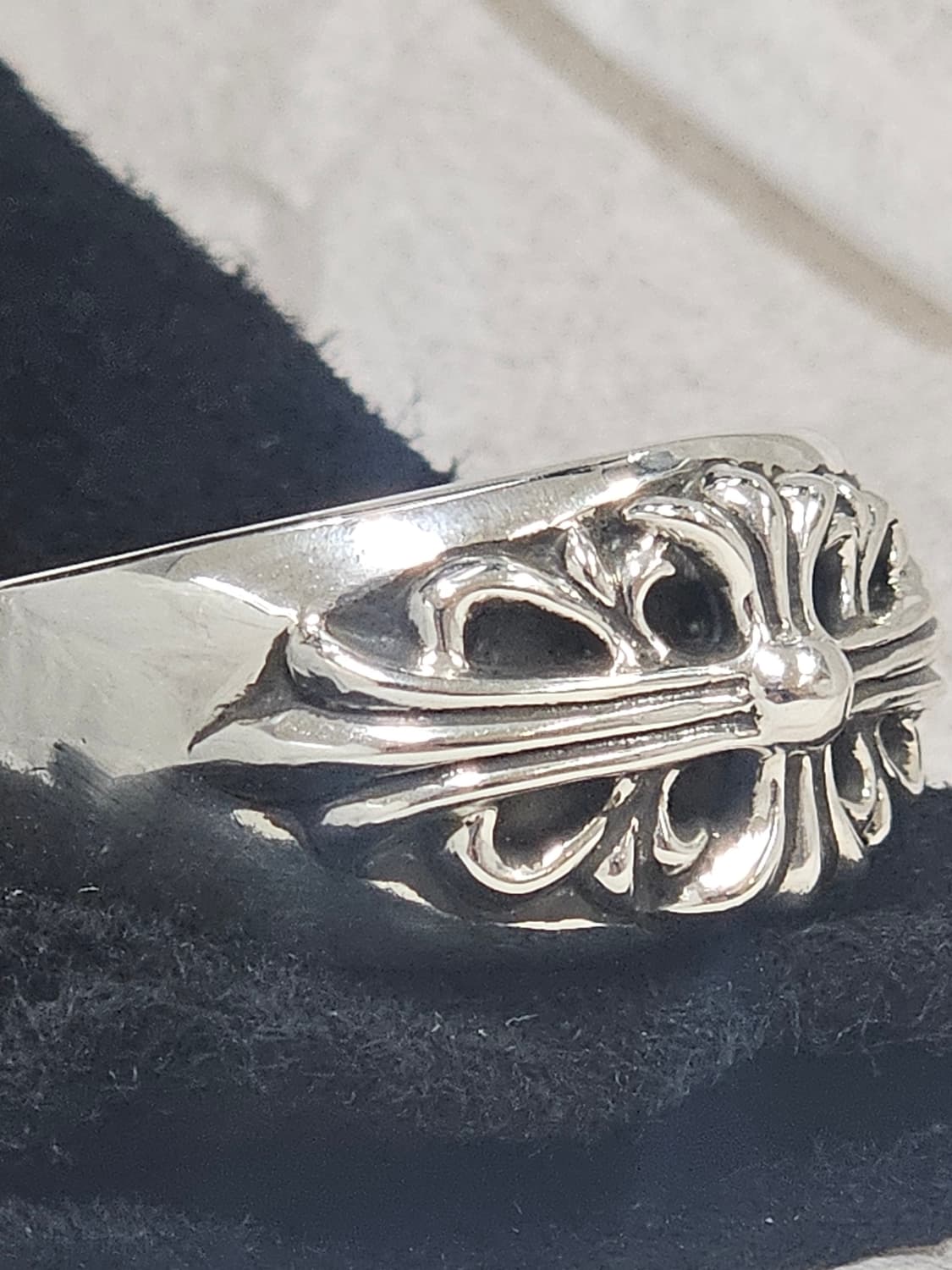 크롬하츠 플로랄 크로스 링 상품이미지6