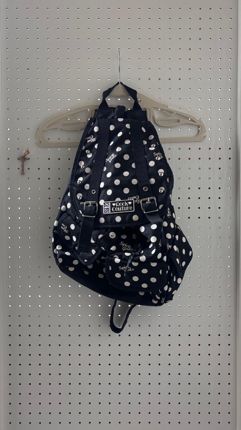 빈티지 땡땡이 백팩 상품이미지1