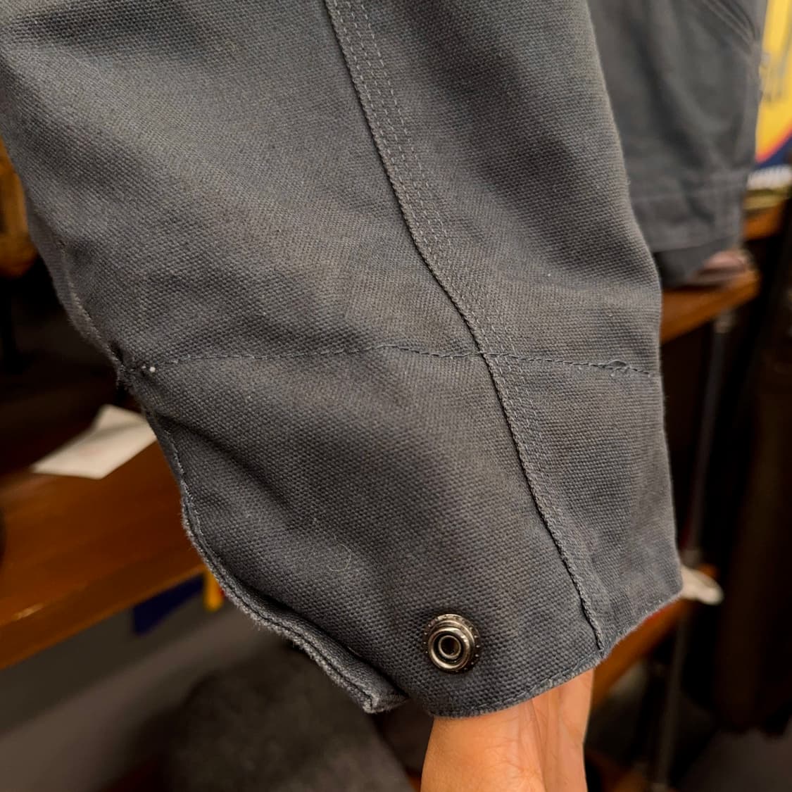 90s USA 빈티지 블랭킷 라이닝 워크 디트로이트 자켓 상품이미지5