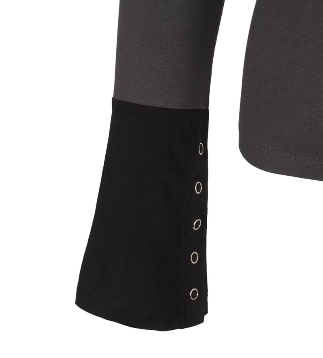 길라아카이브 버튼 롱 슬리브 차콜 상품이미지4