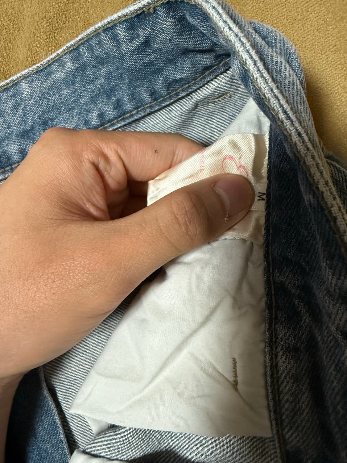 [M] etce 바이커 데님팬츠 팝니다.  상품이미지2