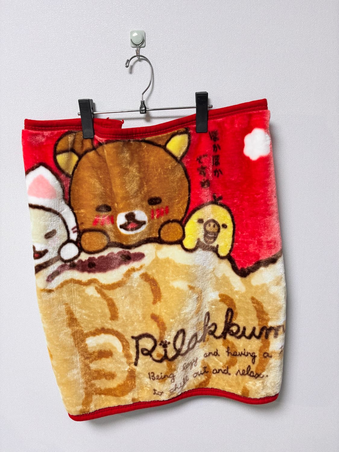 리락쿠마 붕어빵 일본 담요 빈티지 인형 모리걸  상품이미지1