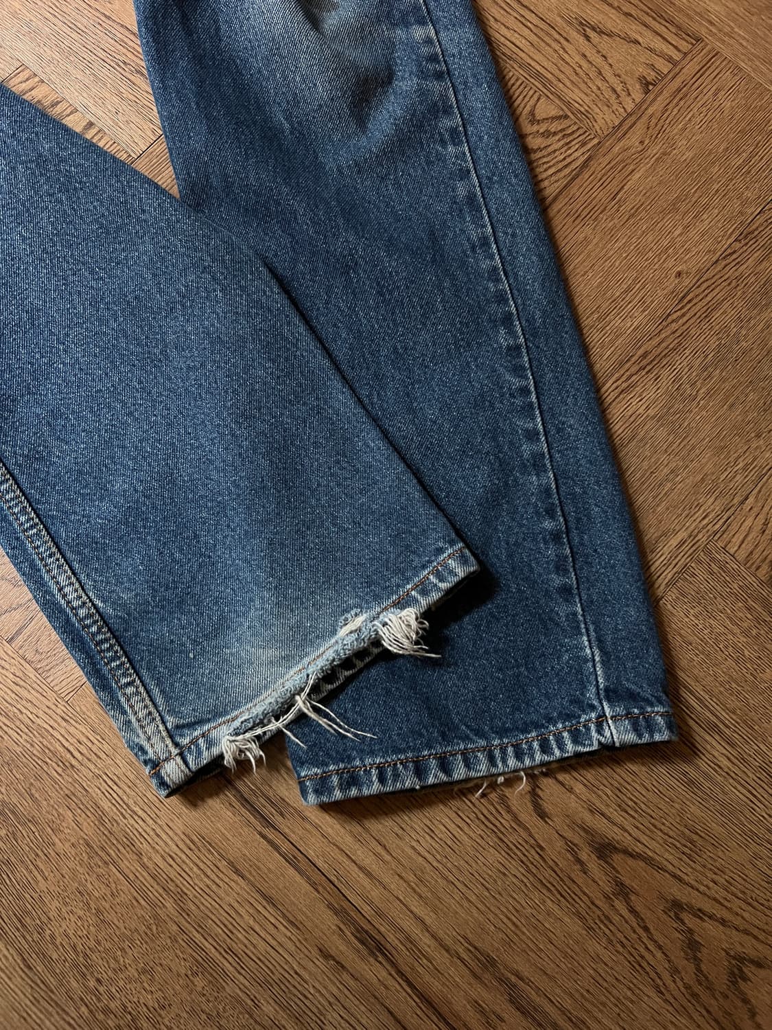 [32]00's 리바이스 USA 505 빈티지 워싱 데님 팬츠 상품이미지5