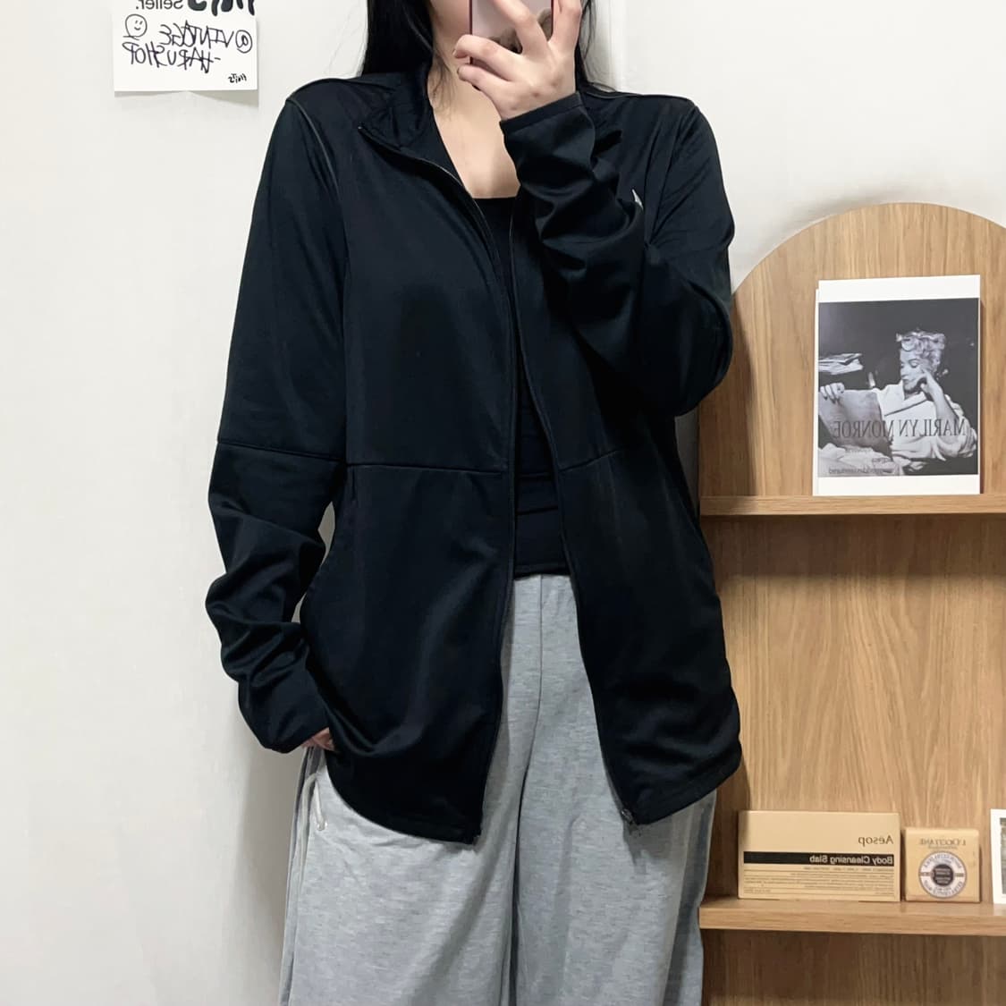 [정품] 나이키 블랙 스우시 져지 [ M ] 상품이미지3