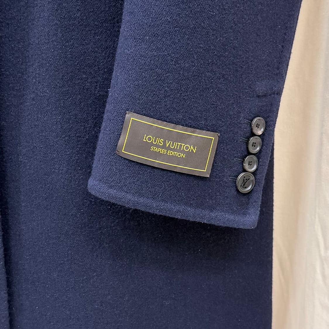 [S+급/52] 루이비통 모노그램 더블 페이스 울 코트 자켓 다크네이비 상품이미지8