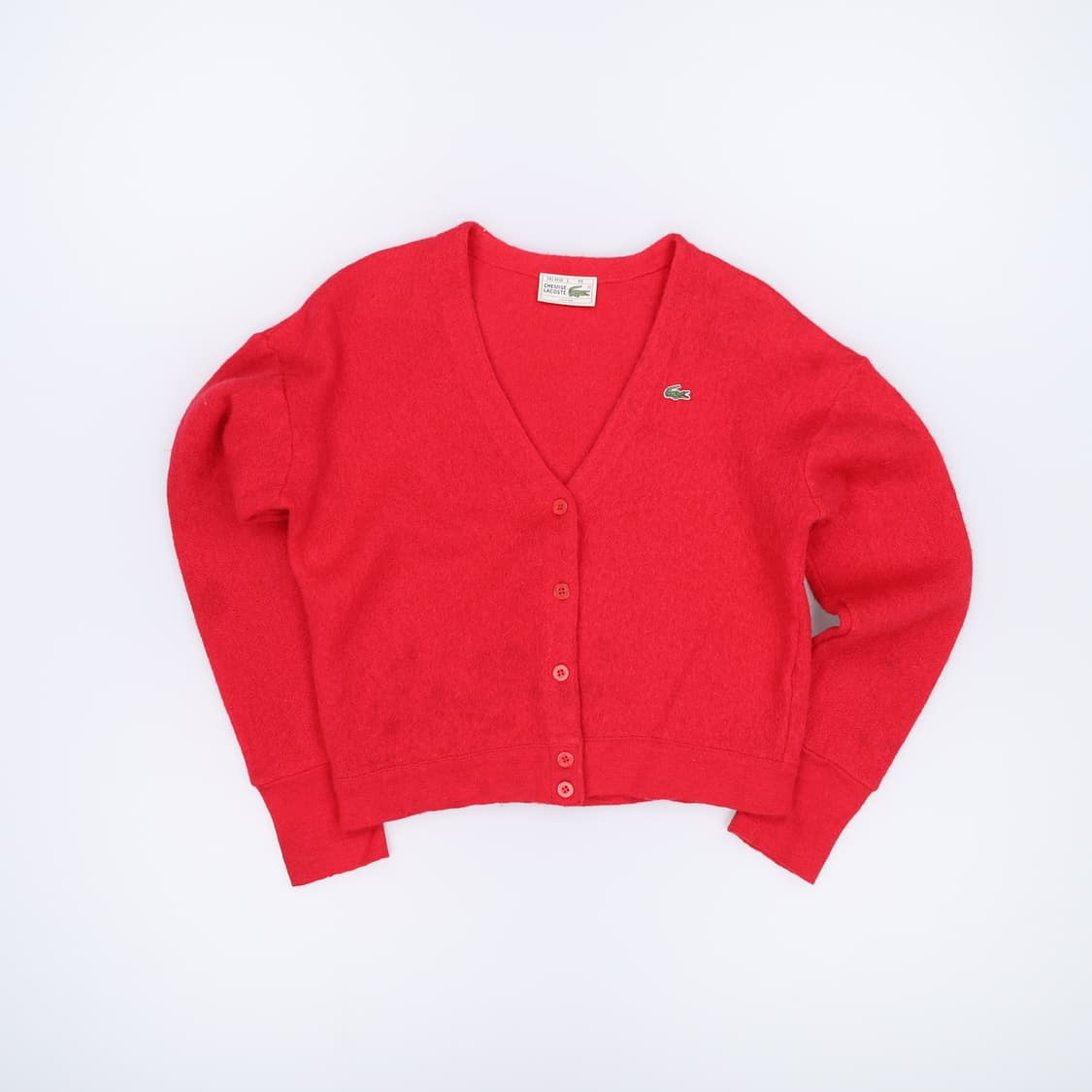 95 라코스테 빈티지 브이넥 니트 가디건 4203 상품이미지1