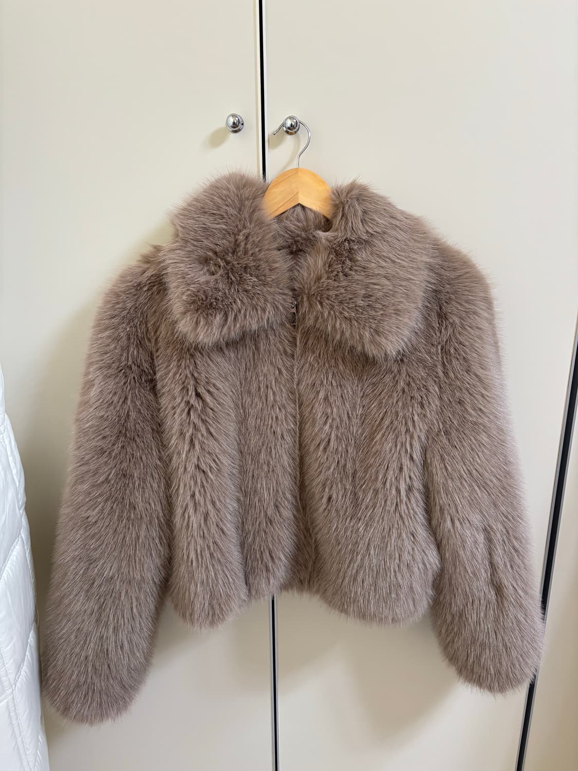 브라운 퍼 재킷 상품이미지5