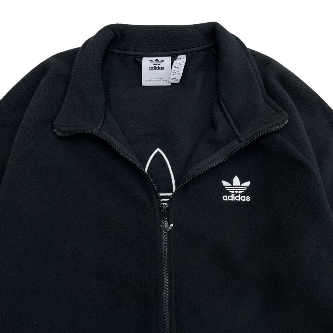 아디다스 블랙 후리스 집업 M 상품이미지5