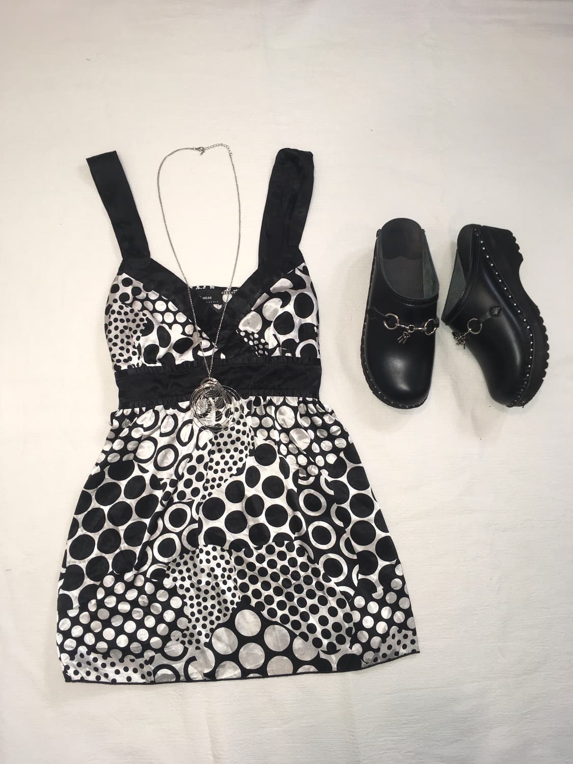 jpn vintage oriental dot ribbon blouse 상품이미지5